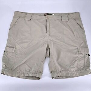 The Safari Store London Rufiji Cargo Shorts Khaki Tech Safari Men XXL
